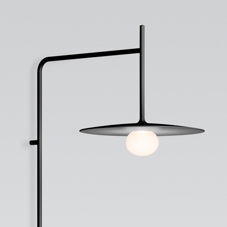 Vibia Tempo Lampa Ścienna LED ze Ściemniaczem i Przewodem, 42.5 GL, 25 cm, Grafitowy Mat