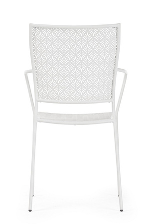 BIZZOTTO krzesło ogrodowe LIZETTE białe