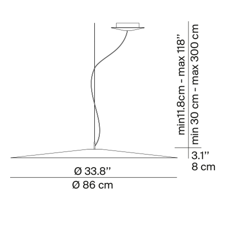 Koinè Ø 110 3000K LUCEPLAN A07S11N