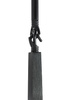 Lampa wisząca CANDELABR 6 czarna - aluminium, szkło