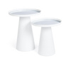 BIZZOTTO zestaw stolików kawowych REFLEX  biały