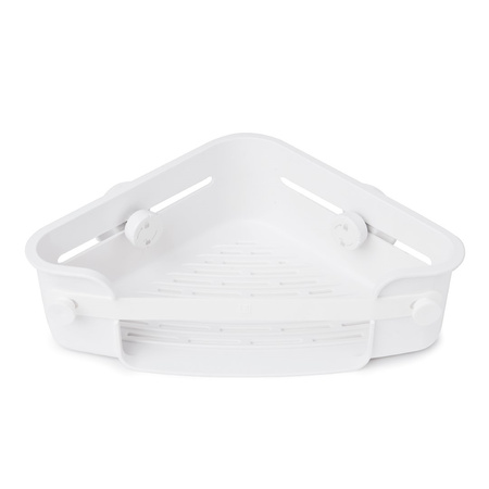 UMBRA półka narożna FLEX ADHESIVE biała