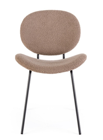 BIZZOTTO krzesło MADDIE brązowe