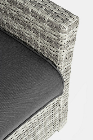 BIZZOTTO zestaw ogrodowy ARIEL szary