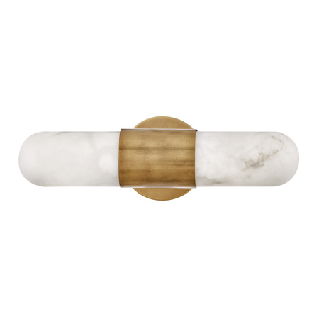 Średni kinkiet LED Ibiza - Klasyczny mosiądz Quintiesse QN-IBIZA-M-HB