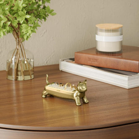 UMBRA organizer na pierścionki ALI CAT    złoty