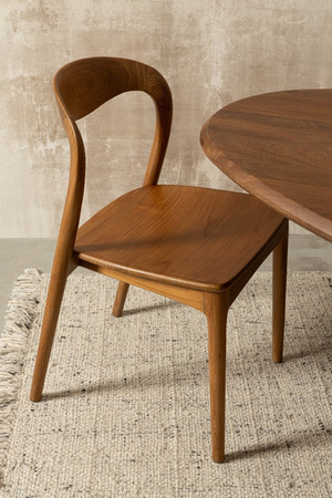 BIZZOTTO krzesło MILEY brązowe