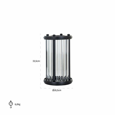 RICHMOND świecznik FERAY czarny