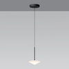 Vibia Tempo Lampa Wisząca LED, 205 wys. 200 cm, Grafitowy Mat