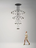 VIBIA WIREFLOW 0378 Lampa Wewnętrzna Wisząca