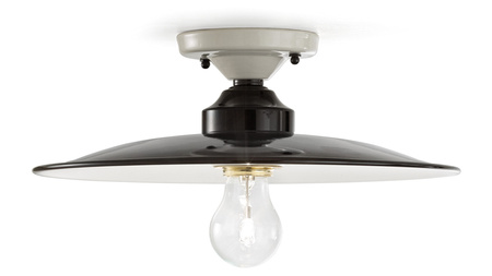 PLAFONIERA D.35 / CEILING LAMP D.35 B&W Ferroluce C1615