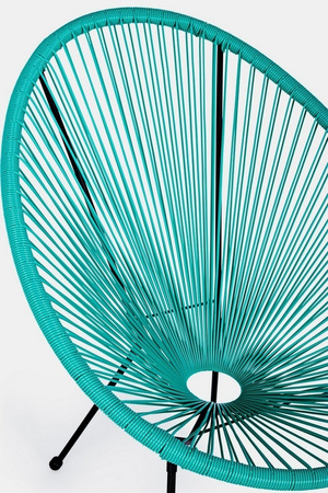 BIZZOTTO krzesło ogrodowe PARKER          turkusowe