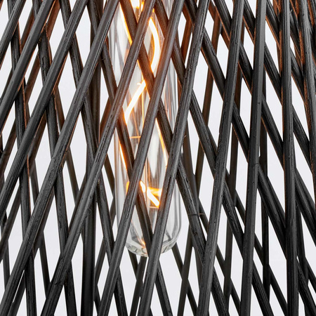 Lampa wisząca Twyla - 1 źródło światła - Czarny Quintiesse QN-TWYLA-1P-BK