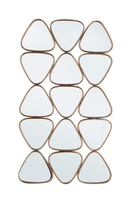 BIZZOTTO lustro ścienne HANIMA 63,5x112   złote