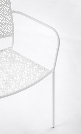 BIZZOTTO krzesło ogrodowe LIZETTE białe