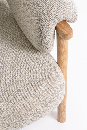 BIZZOTTO fotel CALISTA beżowy