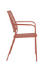 BIZZOTTO krzesło ogrodowe LIZETTE         czerwone