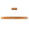 Lampa wyspowa Clean Brązowy, Drewno Quintiesse Accord QN-CLEAN-LED-LP-127-TEAK