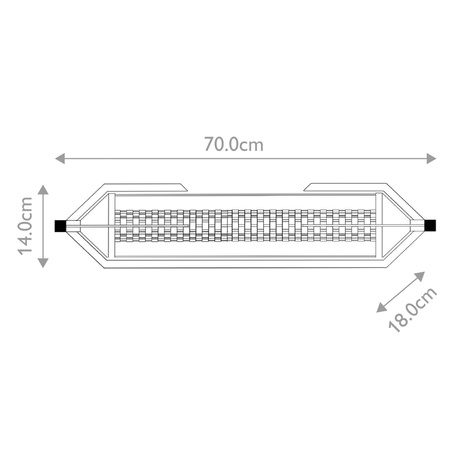 Kinkiet Espada - Polerowany chrom Quintiesse Eurofase QN-ESPADA-2W-PC
