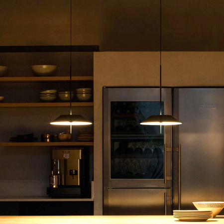 Vibia Mayfair Lampa Wisząca LED, 30 wys. 200 cm, Grafitowy Mat