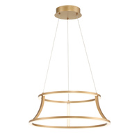 Żyrandol Cadoux - Szczotkowane złoto Quintiesse Eurofase QN-CADOUX-P-BG