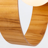 Lampa wisząca Sfera Brązowy, Drewno Quintiesse Accord QN-SFERA-1P-TEAK