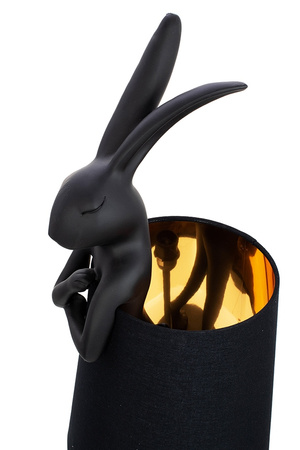 KARE lampa stołowa RABBIT 50 cm czarna / czarna