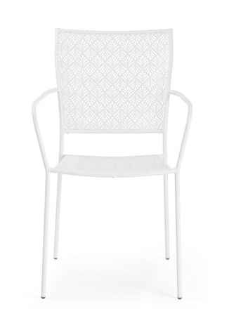 BIZZOTTO krzesło ogrodowe LIZETTE białe