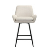 RICHMOND krzesło barowe LINSEY obrotowe jasnobeżowe