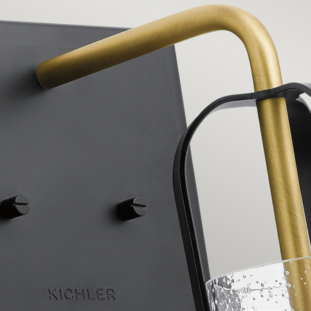 Kinkiet Kitner - 1 źródło światła - Naturalny mosiądz Kitner Quintiesse Kichler QN-KITNER1-NBR