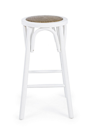 BIZZOTTO krzesło barowe CIRCLE białe