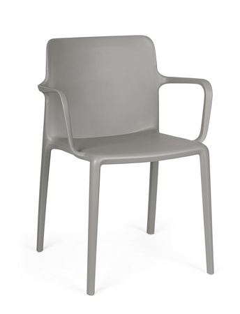 BIZZOTTO krzesło ogrodowe CHLORIS ARM     szare
