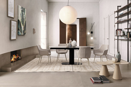 BIZZOTTO zestaw stolików kawowych HARDY   beżowy