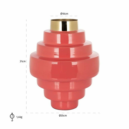 RICHMOND wazon AKELEI różowy