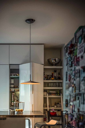 Lampa wisząca Aplomb Large LED - Brązowa FOSCARINI