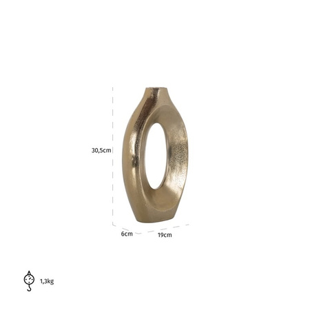 RICHMOND wazon ALMA S złoty