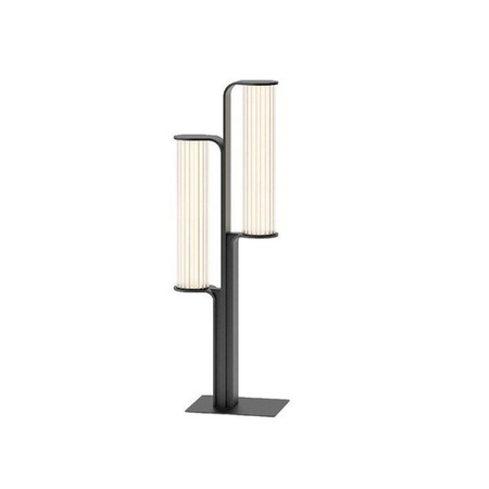 Vibia Class Lampa zewnętrzna Dual LED 78,5cm H czarna
