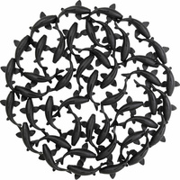 KARE dekoracja ścienna SCHOOL OF KOI 160  czarna