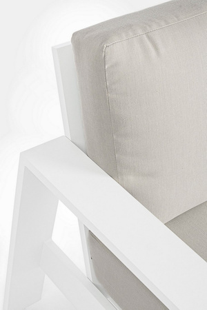 BIZZOTTO zestaw ogrodowy BALTIC biały