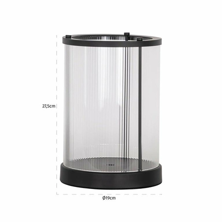 RICHMOND świecznik DAYENE S czarny