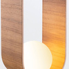 Lampa stołowa Sfera Brązowy, Drewno Quintiesse Accord QN-SFERA-TL-L-TEAK