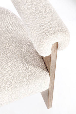 BIZZOTTO krzesło AGAPE beżowy / biały