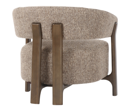 RICHMOND fotel DALARA brązowy