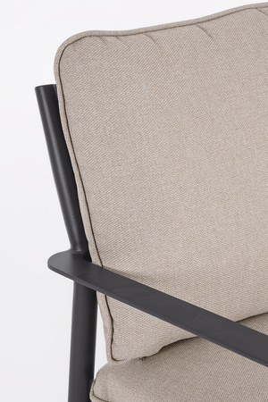 BIZZOTTO zestaw ogrodowy NEBULA antracyt  / beż