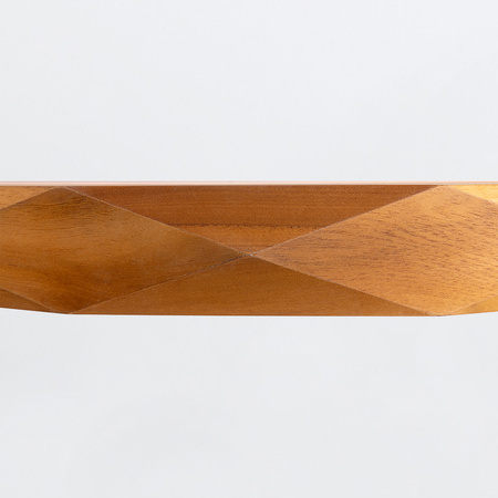 Lampa wisząca Angular Brązowy, Drewno Quintiesse Accord QN-ANGULAR-RING-LED-80-TEAK