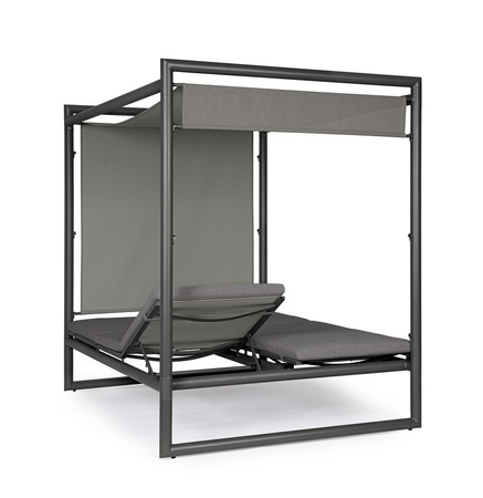 BIZZOTTO łóżko ogrodowe KONNOR szare