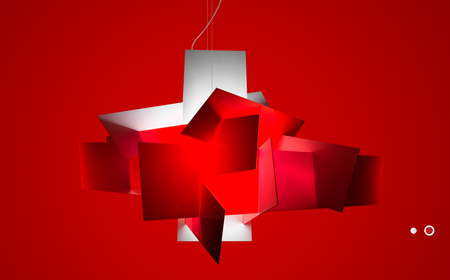 Lampa wisząca Big Bang Biały LED FOSCARINI