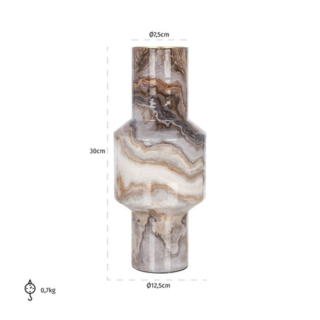 RICHMOND wazon NOIA S brązowy