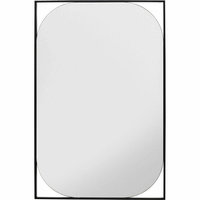 KARE lustro ścienne BONITA 71x109 cm czarne