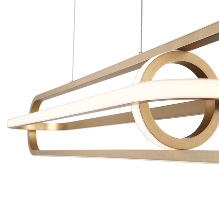 Lampa wyspowa Demark - Szczotkowane złoto Quintiesse Eurofase QN-DEMARK-LP-BG